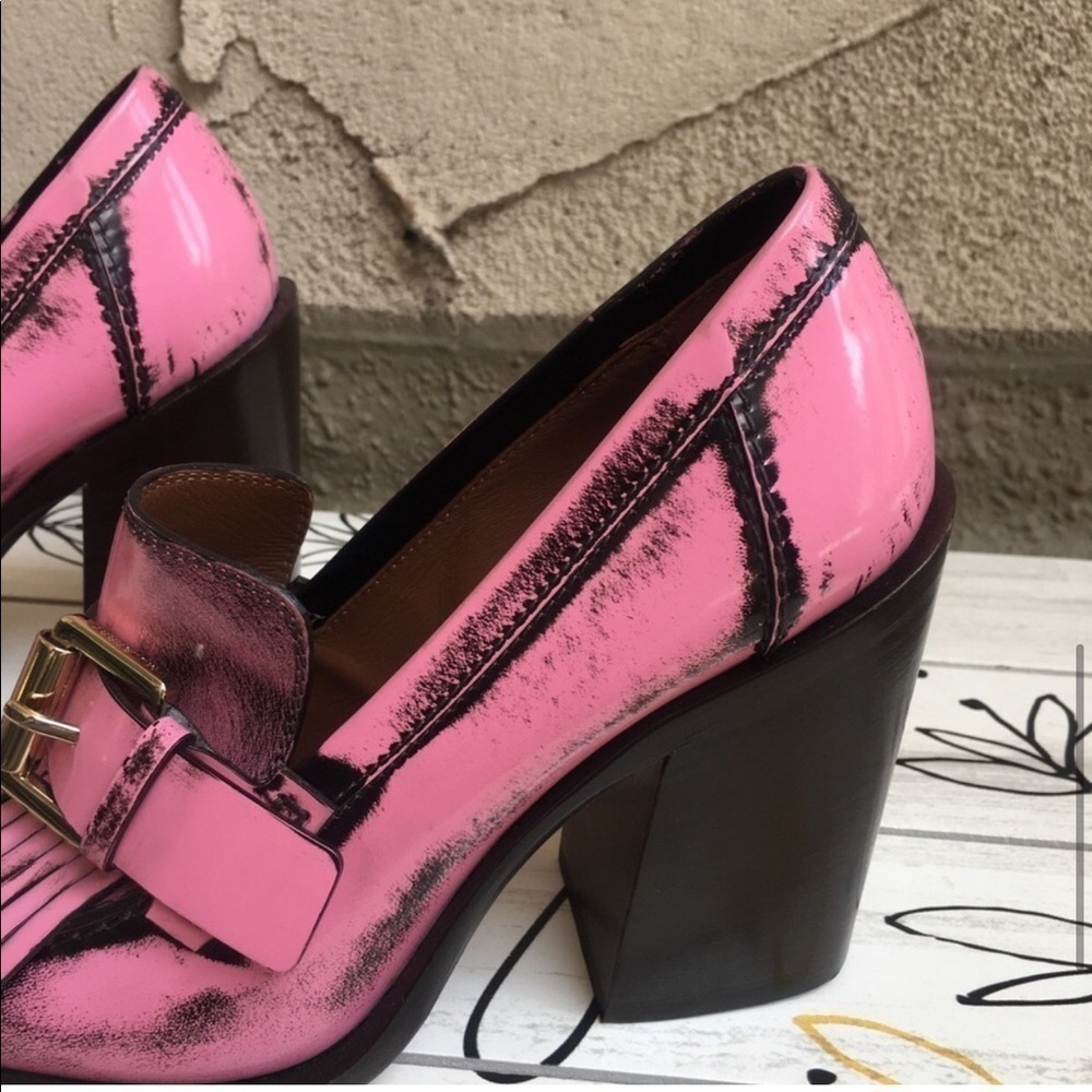 Mulberry Darby High Heel Loafer in pink size 8 - Picture 10 of 12